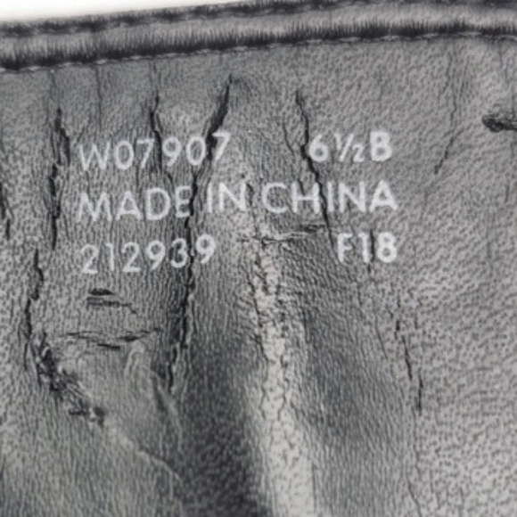 Cole Haan Galina Grand Black Leather Rouched Stretch Panel Tall Riding Boots - Picture 13 of 16